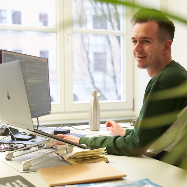 A workplace portrait of Georg